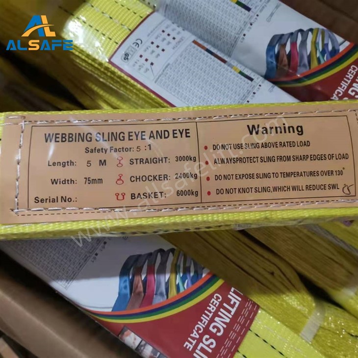 100% Polyester Webbing Sling